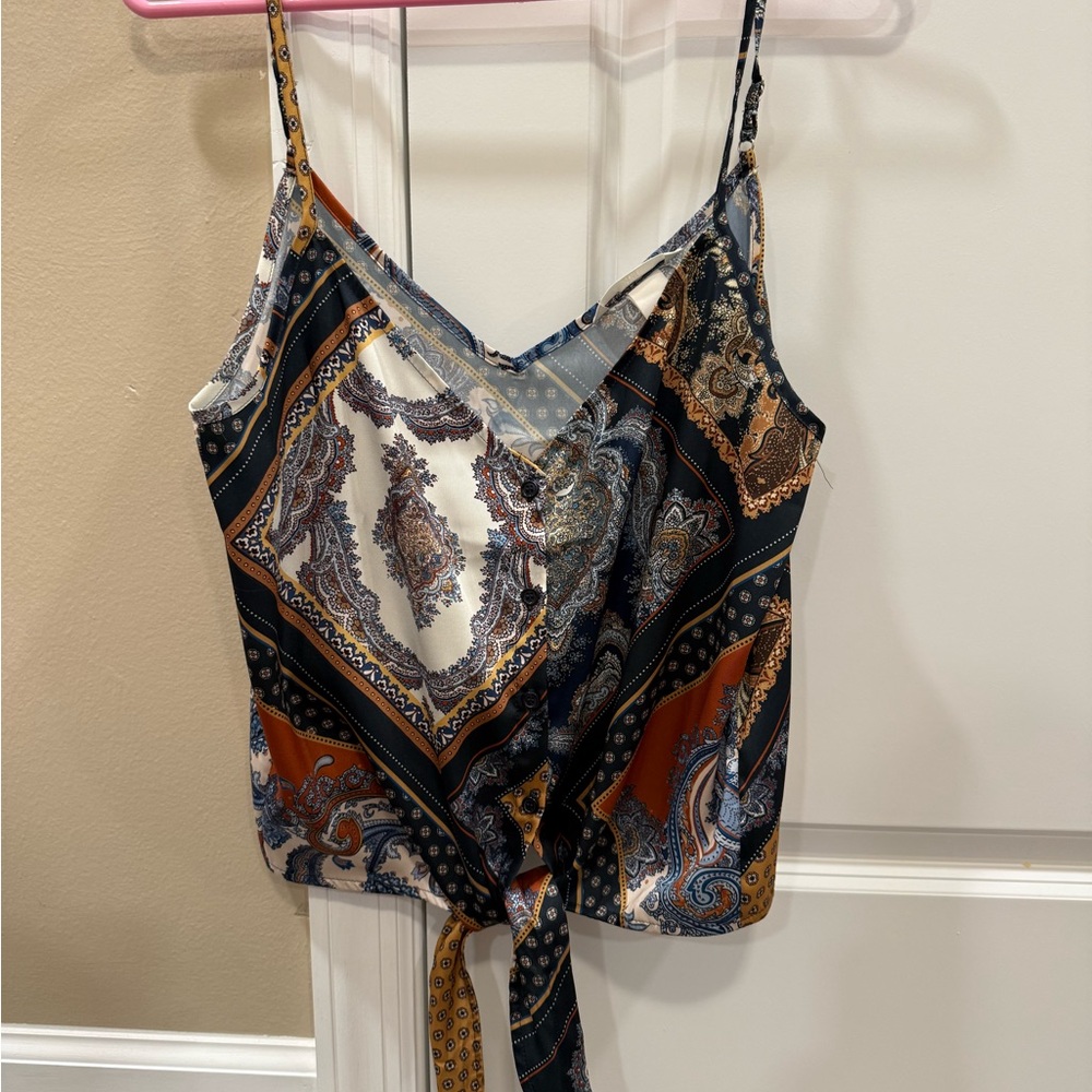 Paisley Print Women's Top
